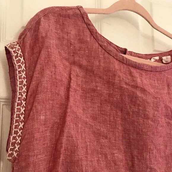 100% Linen Top - Picture 3 of 9